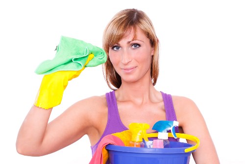 Professional cleaners working in a Lewisham home