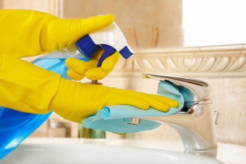 Deep cleaning carpets in a flat with stairs in Lewisham