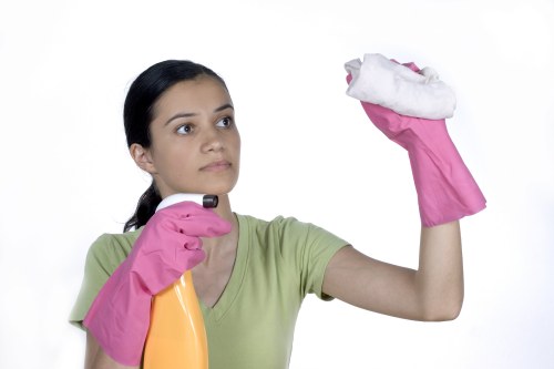 Lewisham office cleaning team working in a business building