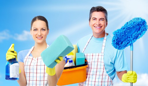 Step-by-step hard floor cleaning process in Lewisham