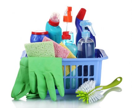 After builders cleaning and dust removal in a Lewisham property